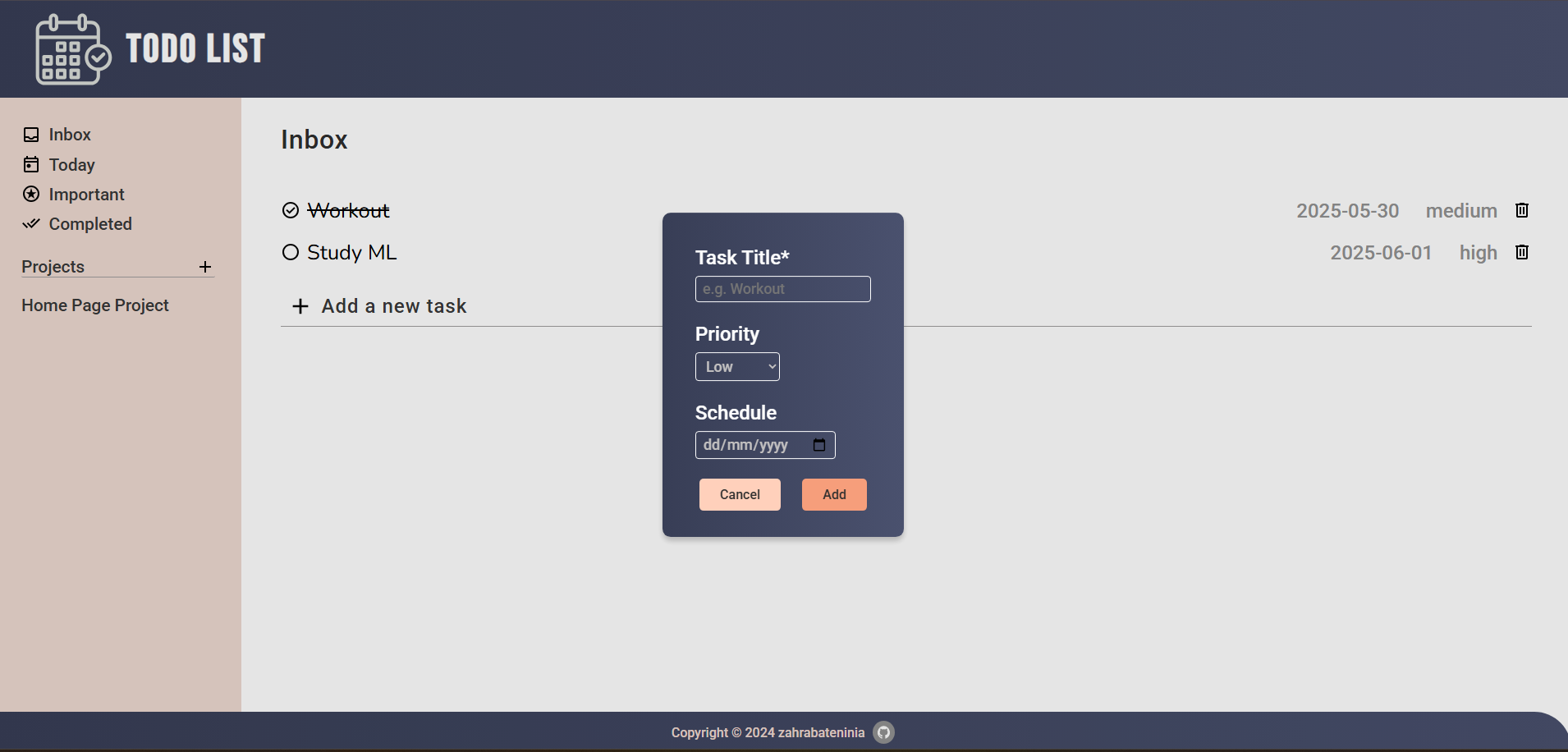 to-do list project