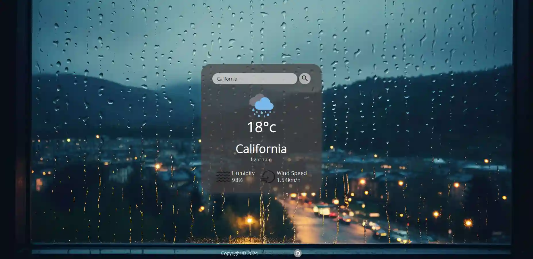 weather app project